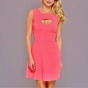 French Connection Vibrant Pink Mini Dress